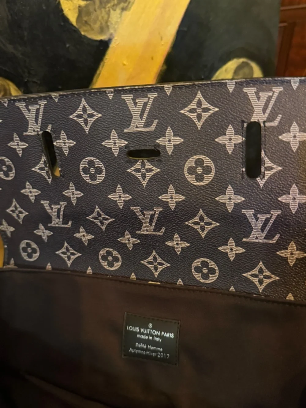 Louis Vuitton x Chapman Brothers Monogram Savane Keepall Bandoulière 55